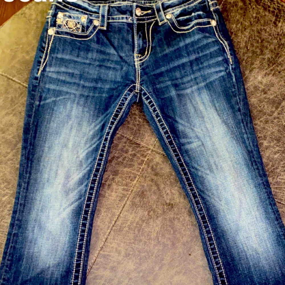 Size 28 Miss Me Signature Rise Bootcut Jeans